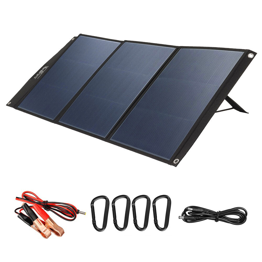 150W 19V Solar Panel Outdoor Waterproof Superior Monocrystalline Solar Power Cell Battery Charger for Car Camping Phone