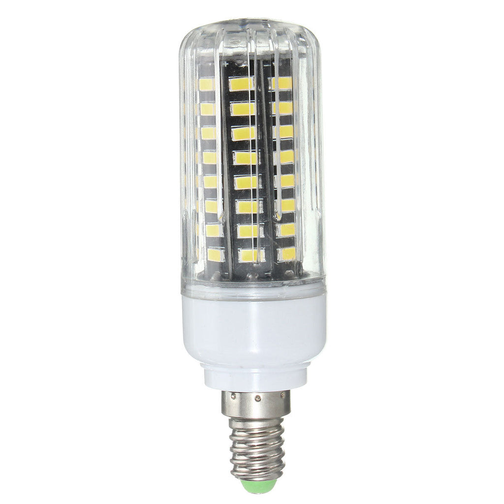 GU10 7W 72 SMD 5730 LED Pure White Warm White Natural White Cover Corn Bulb AC85-265V