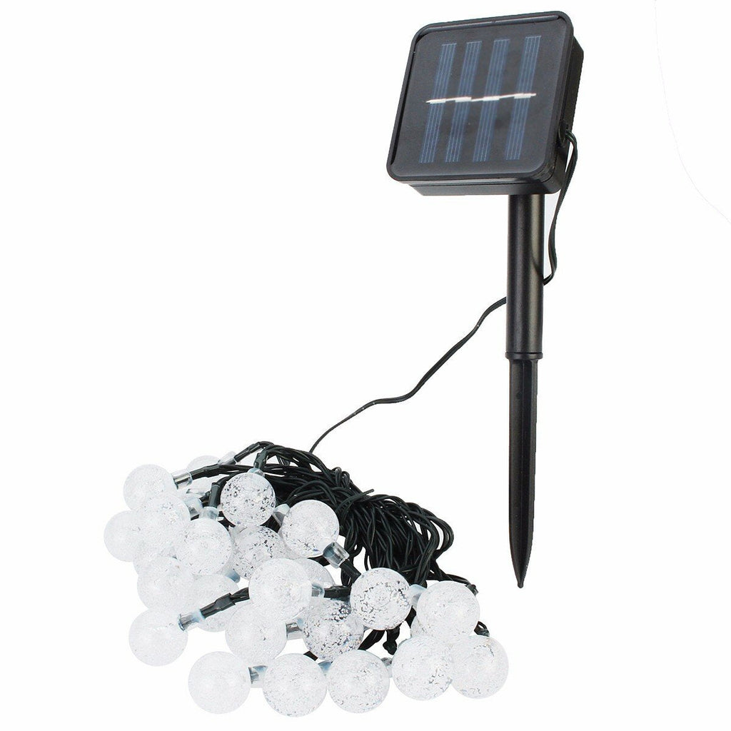 6M 30LED Solar Powered String Lights Waterproof Wire Fairy Christmas Garden Outdoor