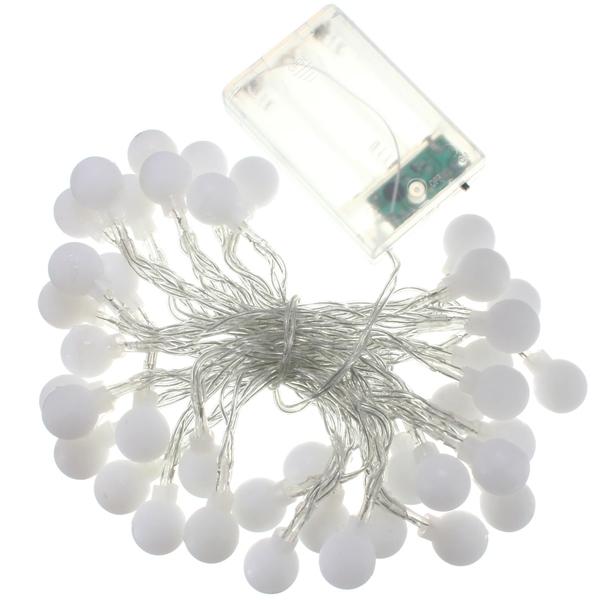 4M 40 LED Ball String Fairy Light Battery Power Lamp Wedding Xmas Party Decoration