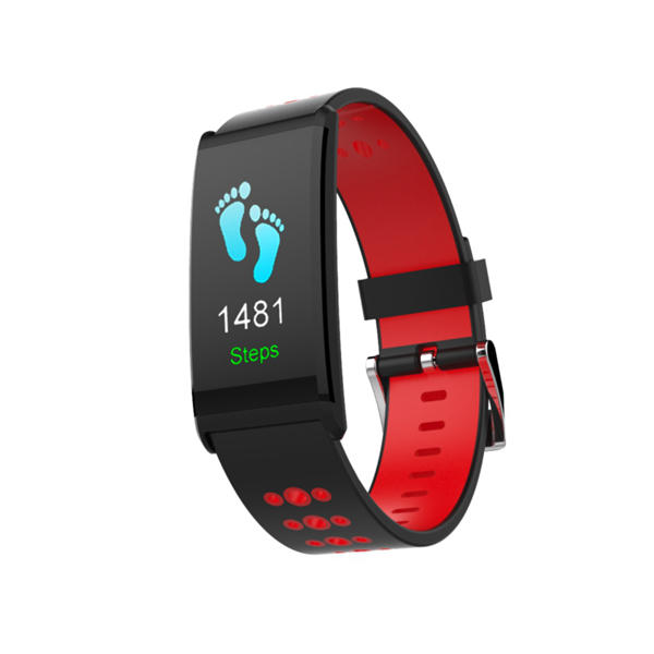 0.96inch IP68 Waterproof Blood Pressure Heart Rate Monitor Bluetooth Smart Wristband