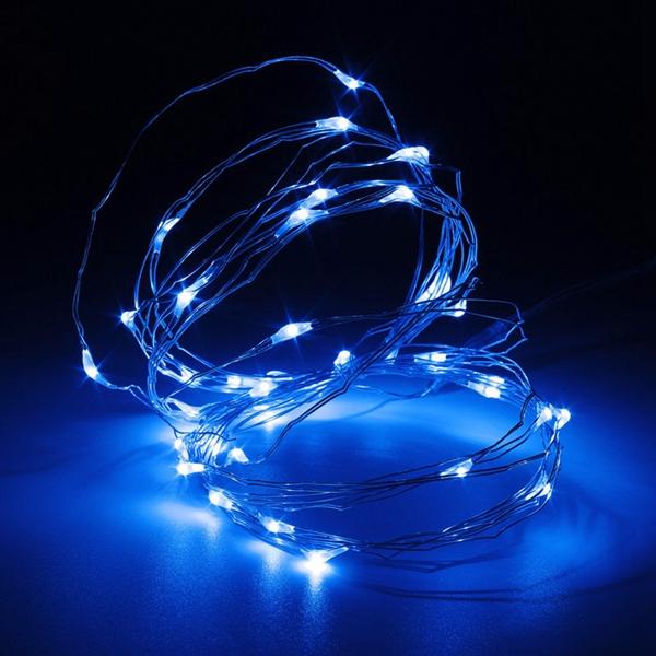 4M 40 LED Copper Wire Fairy String Light Battery Powered Waterproof Xmas Party Decor