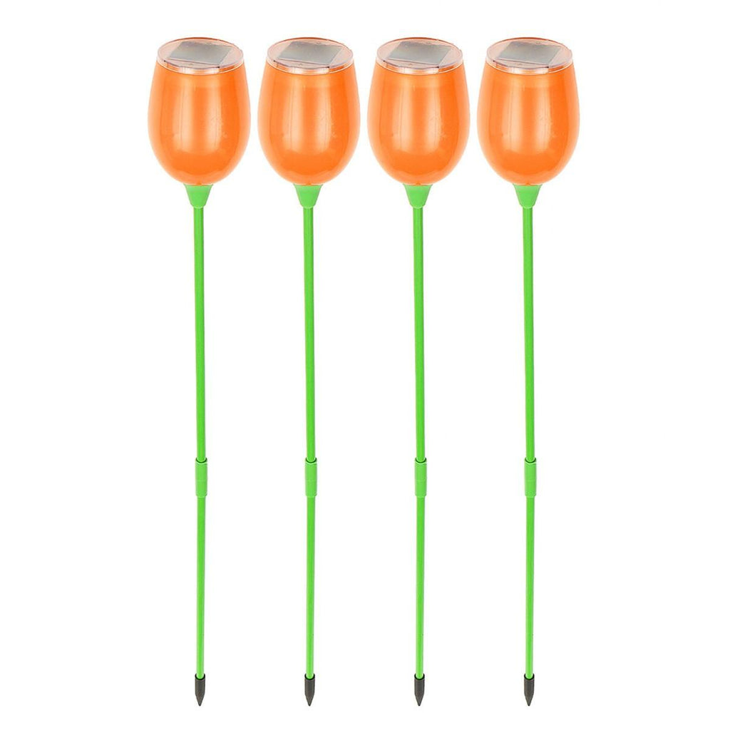 4PCS Solar Power LED Buried In Ground Lights Garden Path Lawn Fence Lighting Lamp