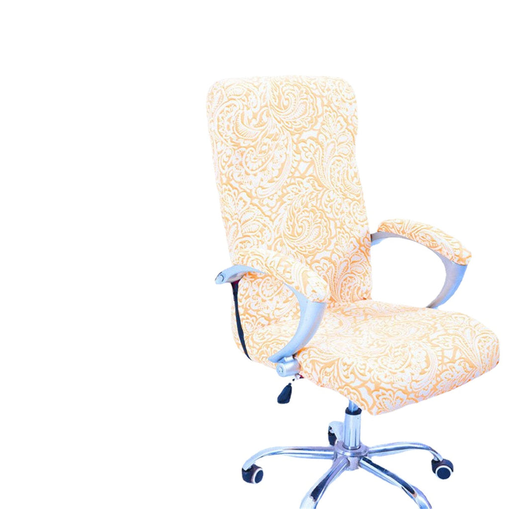 Elastic Office Chair Cover Computer Rotating Chair Protector Stretch Armchair Seat Slipcover Home Office Furniture