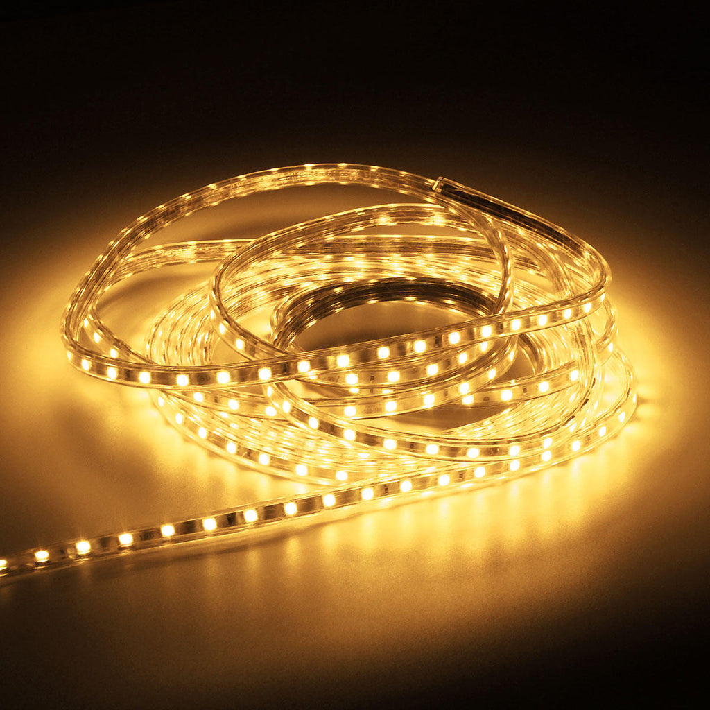 220V 7M 5050 LED SMD Outdoor Waterproof Flexible Tape Rope Strip Light Xmas