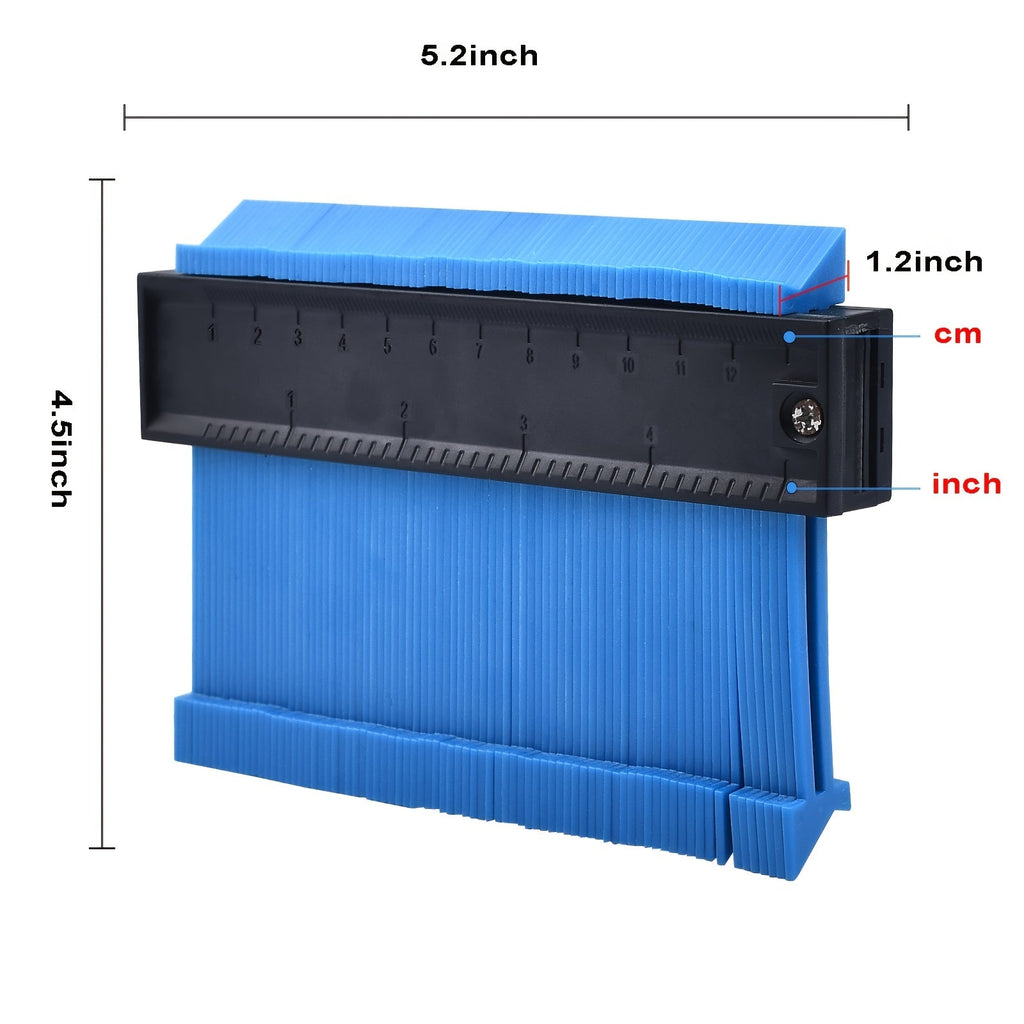 Contour Gauge Adjustable Lock-Precisely Copy Irregular Shape Duplicator