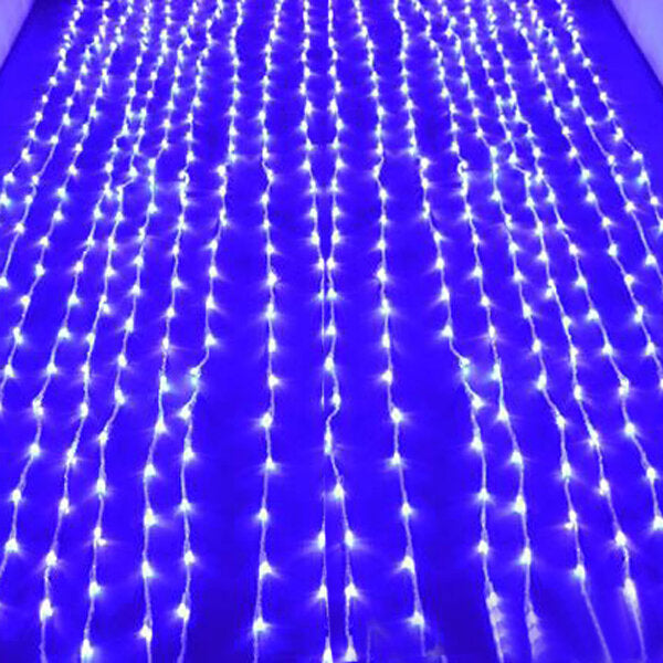 3Mx3M 300LED 220V Outdoor Fairy String Lights Curtain Light Strings Xmas Wedding Party Decorations