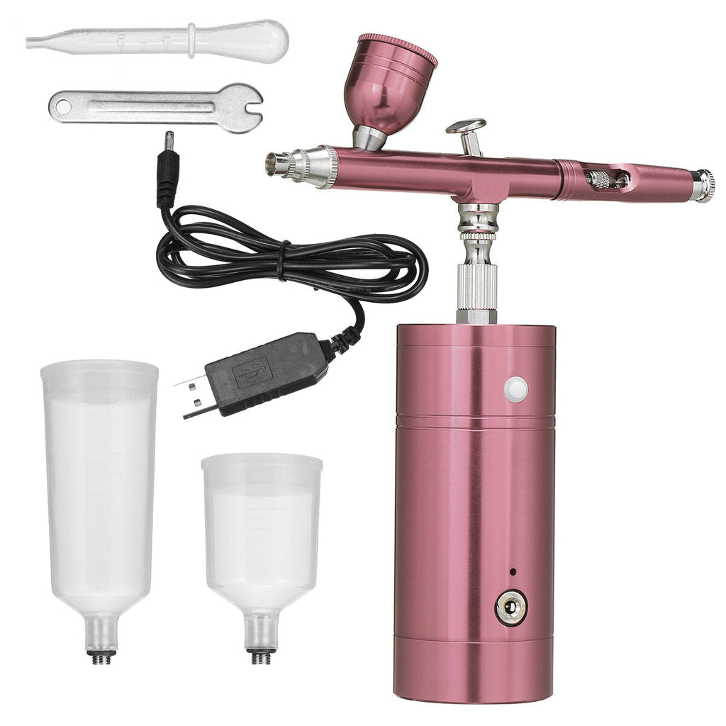 Airbrush Air Pump Set Rechargeable Portable Air Pump Airbrush Tool Handheld Inkjet