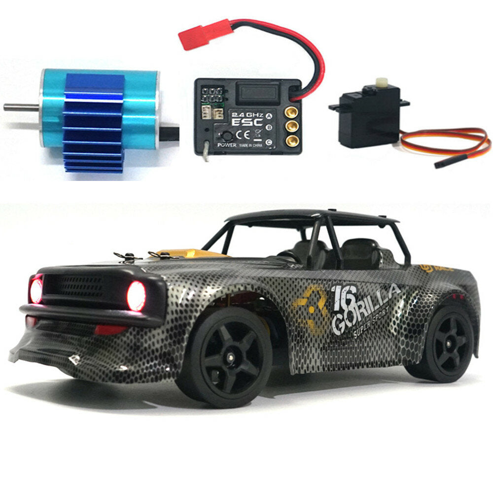 1603 1604 Brushless 60km/h Upgraded RTR 1/16 2.4G 4WD RC Car Drift Vehicles Model Toys