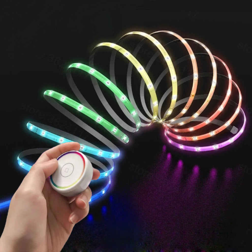 Smart Strips Light Colorful Intelligent Light Strips Remote Control Christmas Decorations Lights
