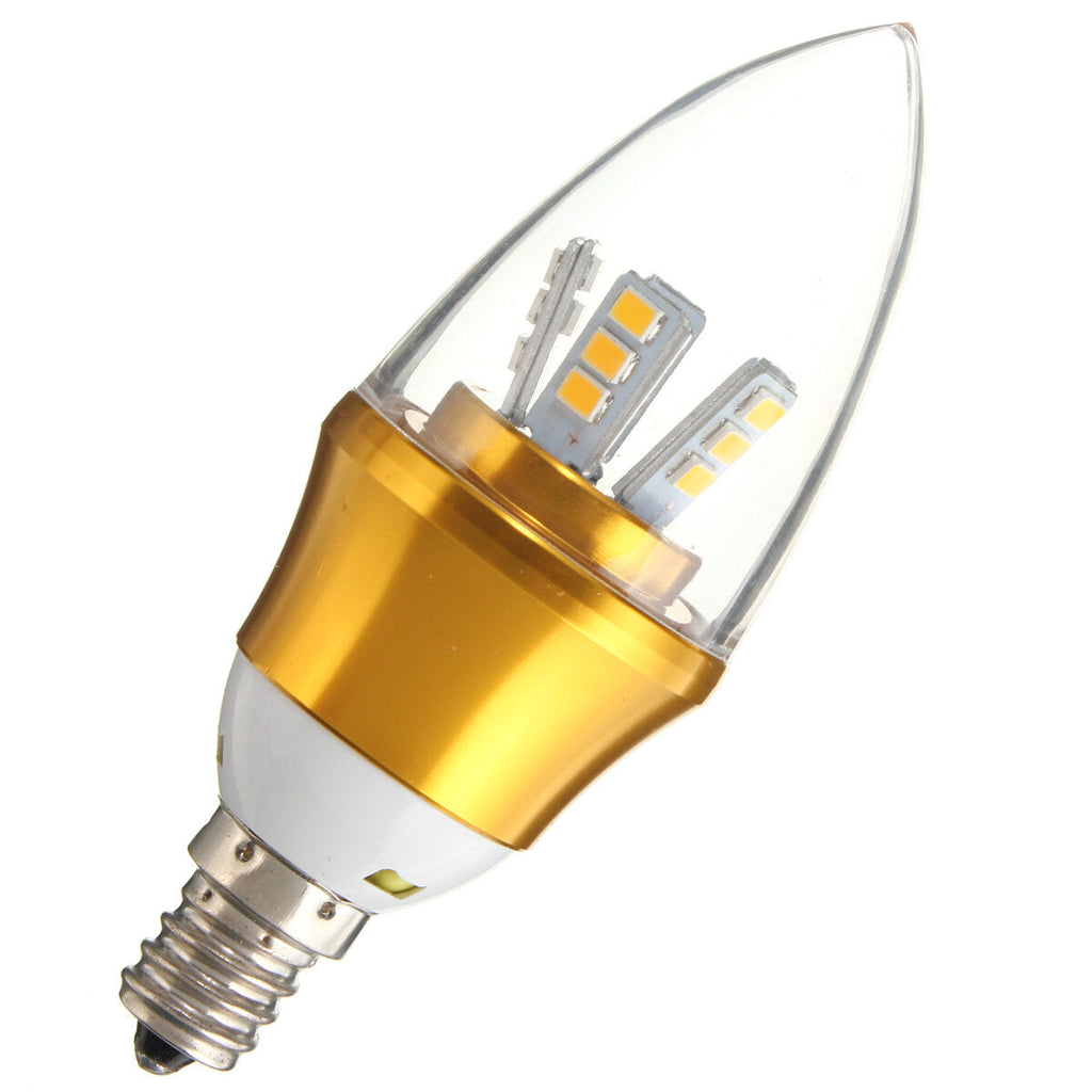 10W 220V Dimmable LED Candle Shape Light Bulb for Home Chandeliers Desk Lamp Wall Sconce