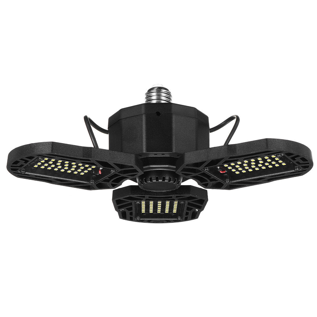 E27 60W LED Garage Lights Deformable Garage Ceiling Light Fixtures Lamp