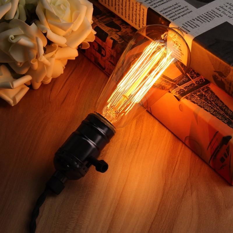 60W Retro Vintage Industrial Style Filament Light Bulb Lamp AC110V/220V