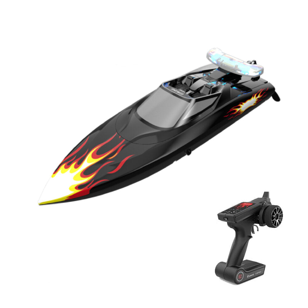 RTR 2.4G 4CH 40km/h Brushless RC Boat Vechicles Models with Colorful Lights Water Cooling System