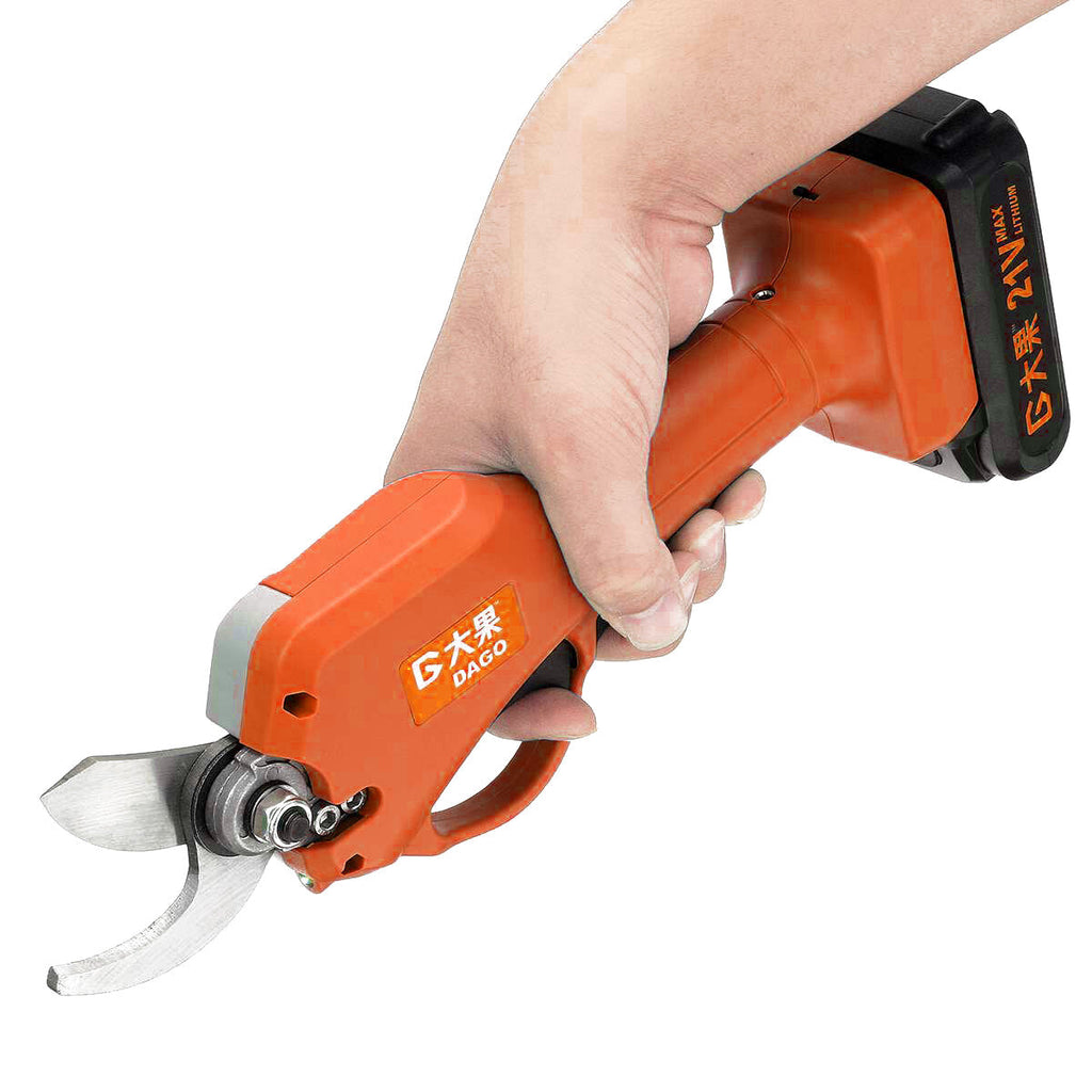 21V 30mm Rechargeable Electric Pruning Shears Electric Tree Branches Cutter