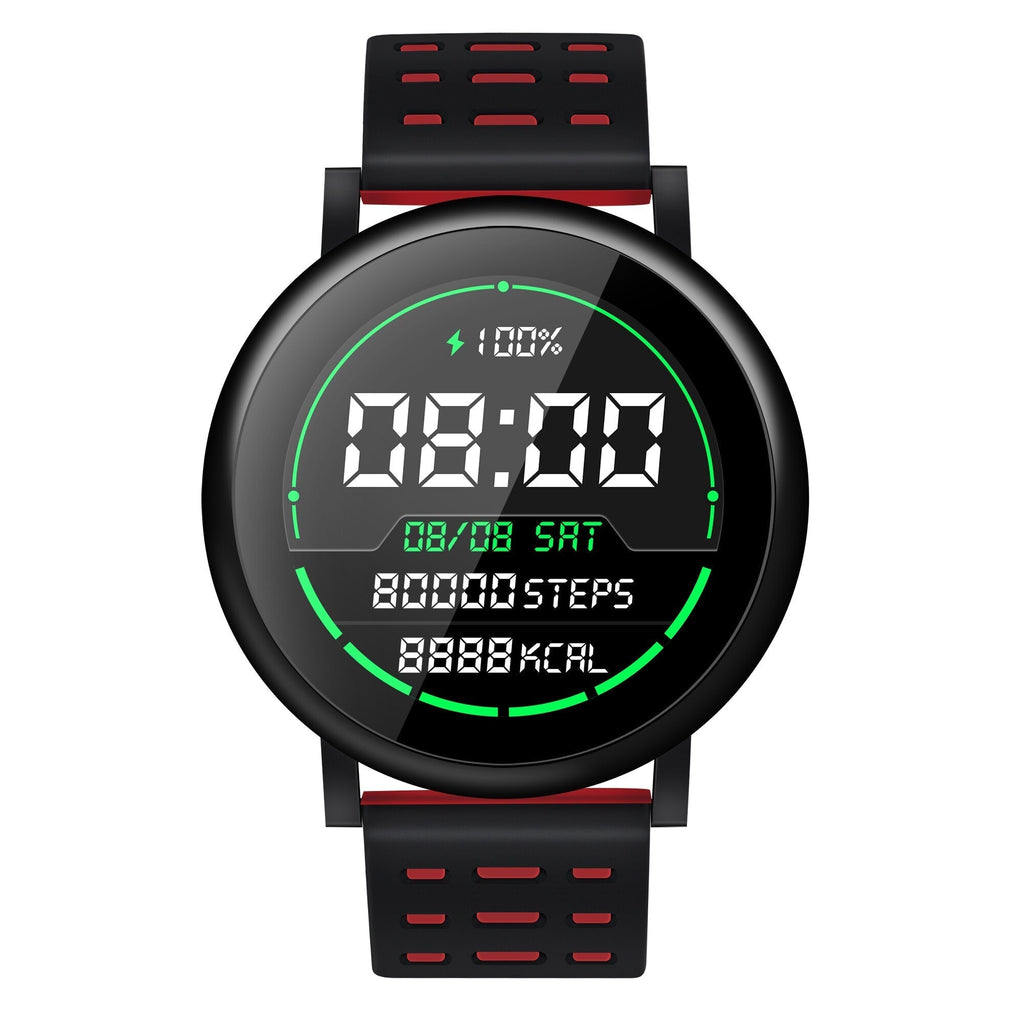 2.5D Full Touch Screen Continuous Heart Rate Remote Camera Weather Forecast 20Days Standby Smart Watch