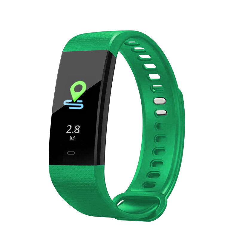 Color Screen Smartband Heart Rate Blood Pressure Activity Monitor Fitness Tracker Smart Watch