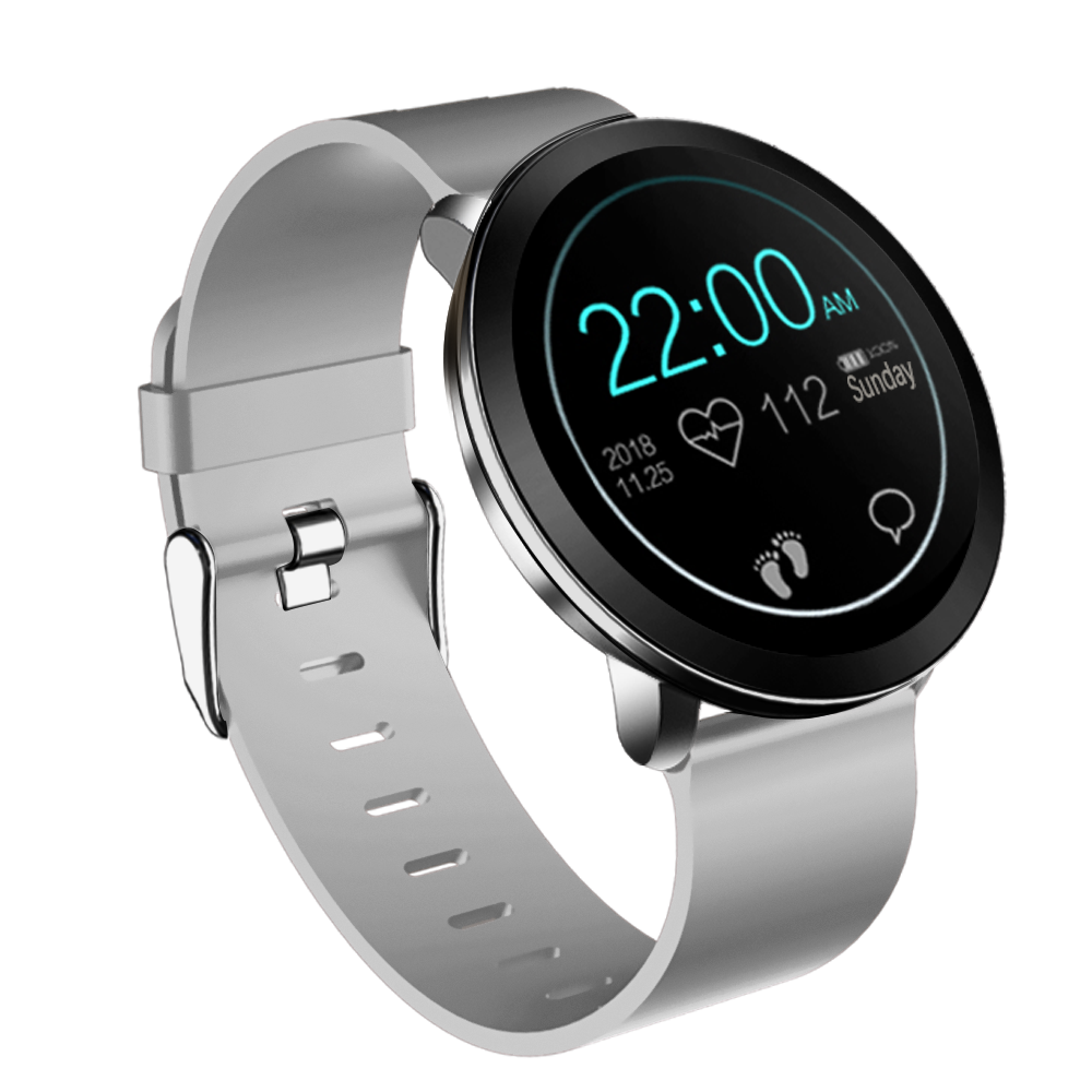 Ultra-thin Explosion-proof Screen IP68 Waterproof Blood Pressure 8 Sports Mode Smart Watch