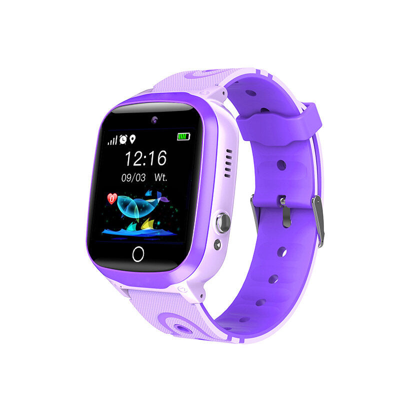 1.44 inch 2.5D IPS Touch Screen GPS LBS WIFI Location Tracking Two-Way Call SOS Camera IP67 Waterproof 480mAh Kids Smart Watch Phone