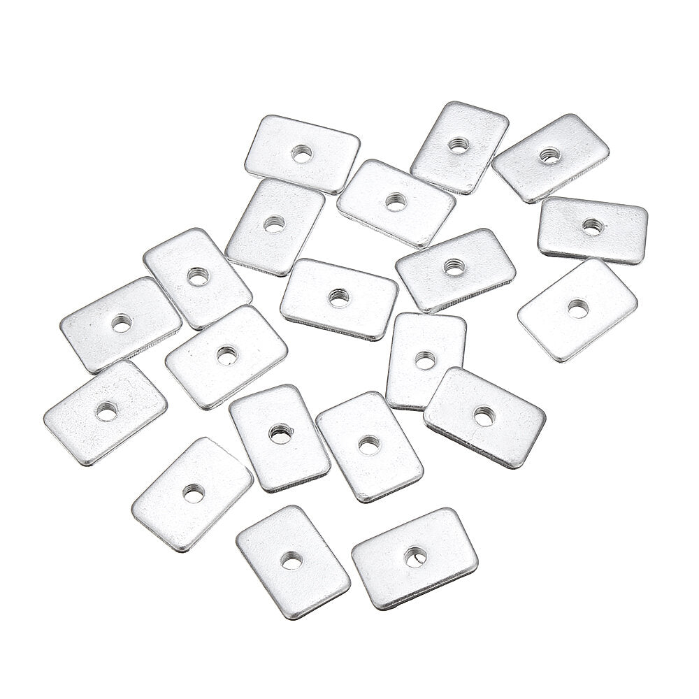 20pcs M5 Zinc Plated Tee Nuts for 2020 V-slot Aluminum Profiles Extrusions