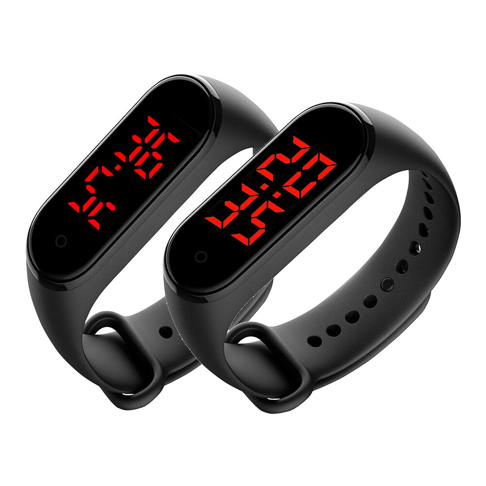 Body Temperature Monitoring Thermometer Bracelet Big Number Display Smart Watch