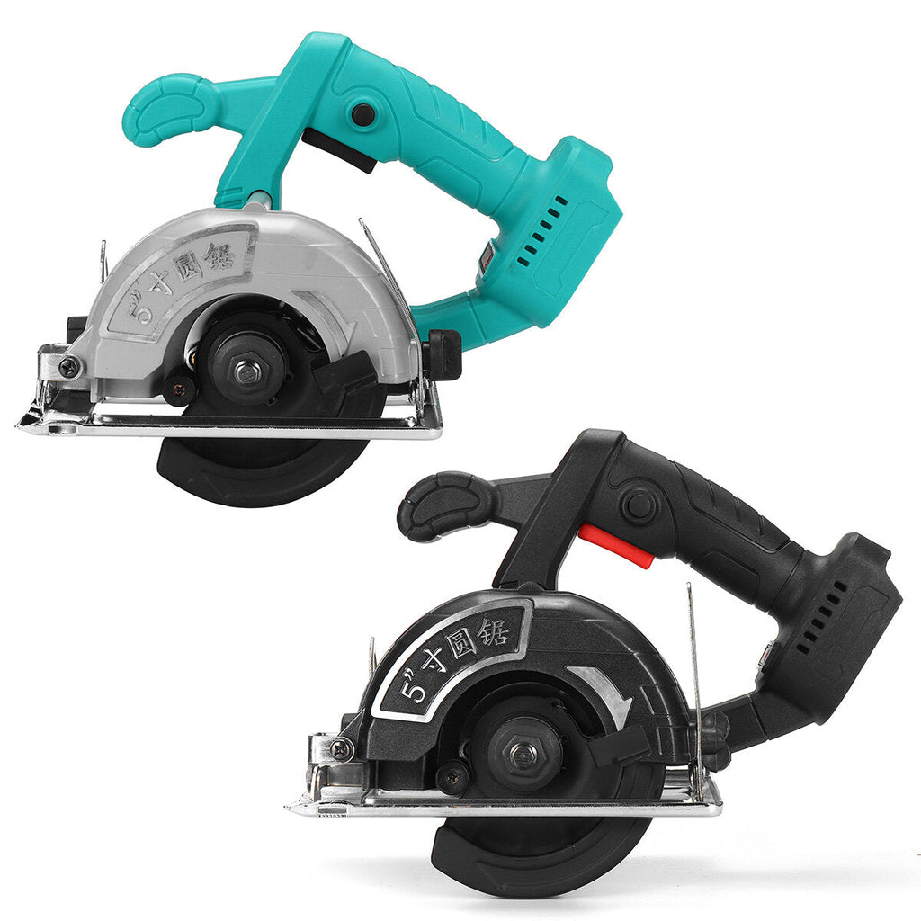 5 In 125mm Multifunctional Cordless Electric Circular Saw 0- 45 Adjustable Woodworking Machine Wood Cutters for 18V Battery