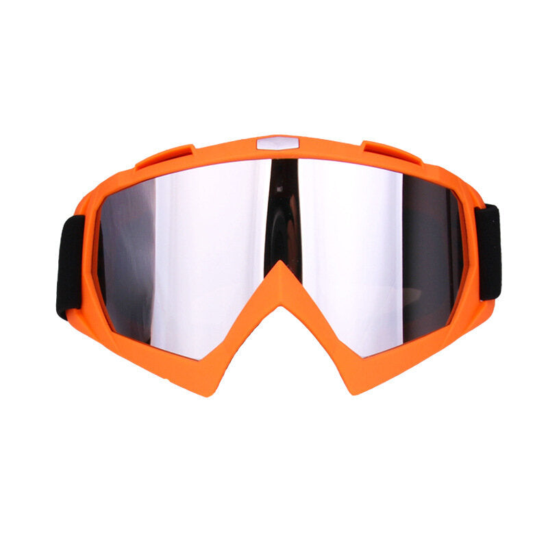 Skiing Goggles Anti-UV Glasses For Motorcycle Motocross Sliver Lens