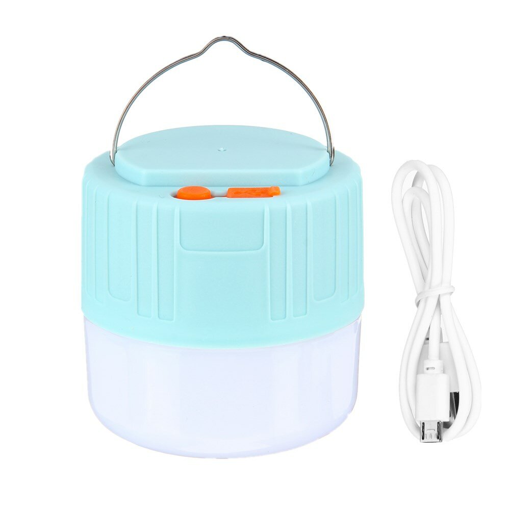 60W 300W LED Camping Lamp USB Charging/ Solar Charging Hanging Light for Outdoor Garden Stall