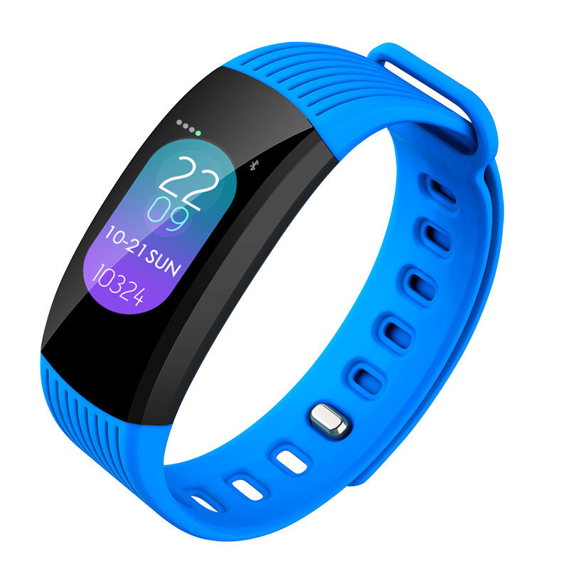 0.96' Color Screen Watch Face Change Wristband 24 hours Continuous Heart Rate Monitor Smart Watch