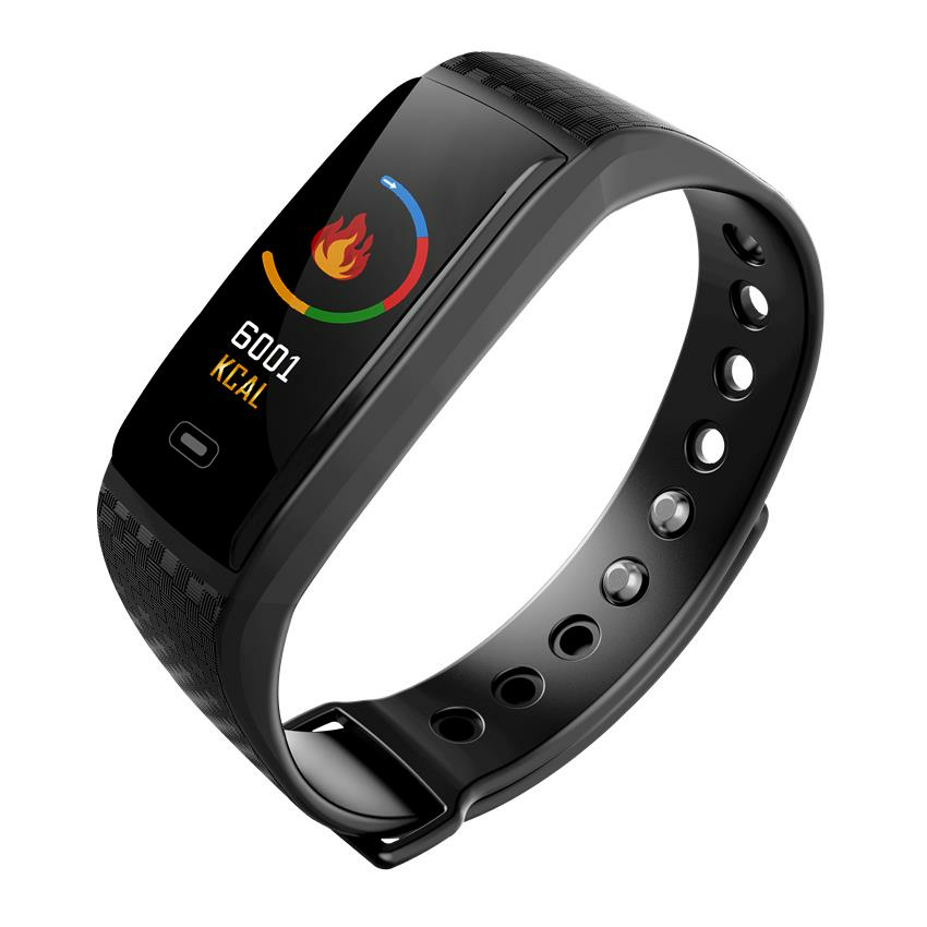 24-hour Heart Rate Sleep Monitor Sports Mode Brightness Control SMS View Smart Watch Band