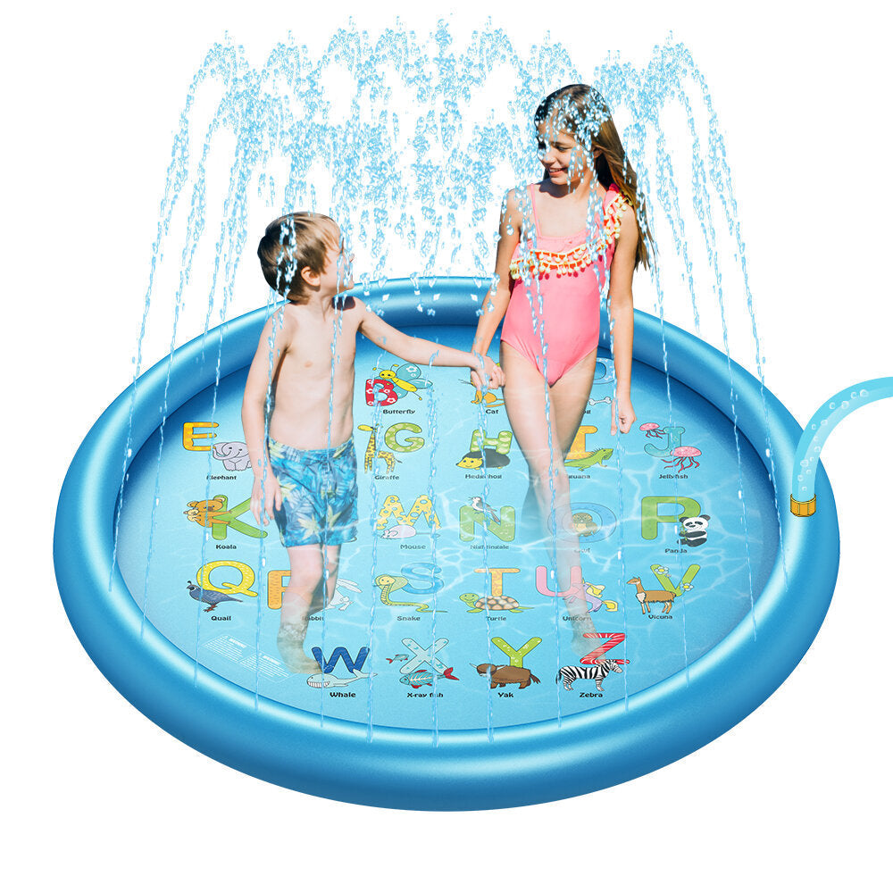 170cm Sprinkle Play Mat Kid Inflatable Swimming Soft Sprinkler Outdoor Water Toys Play Mat