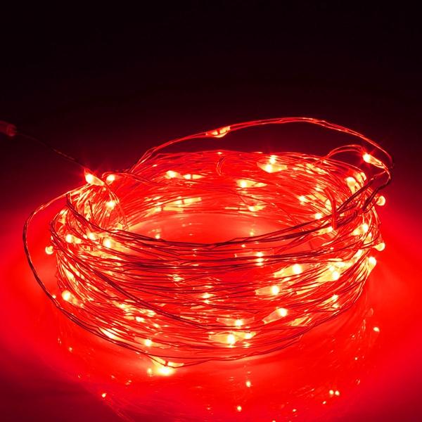 40M LED Silver Wire Fairy String Light Christmas Xmas Wedding Party Lamp 12V