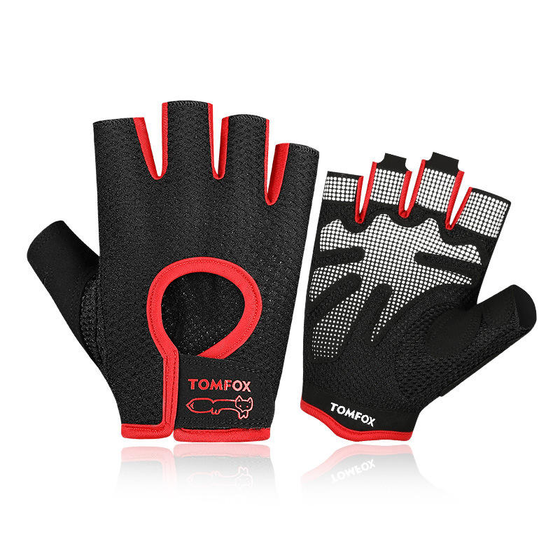 Half Finger Gloves Fitness Cycling Motorcycle Bike Training Gym Exercise Sports