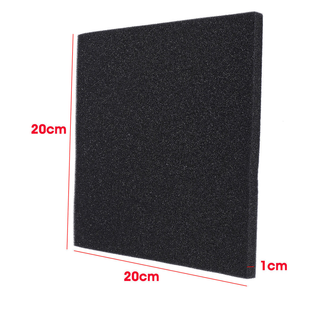 10PCS Acoustic Wall Panel Soundproof Foam Pads Car Studio Insulation Treatment 20x20cm