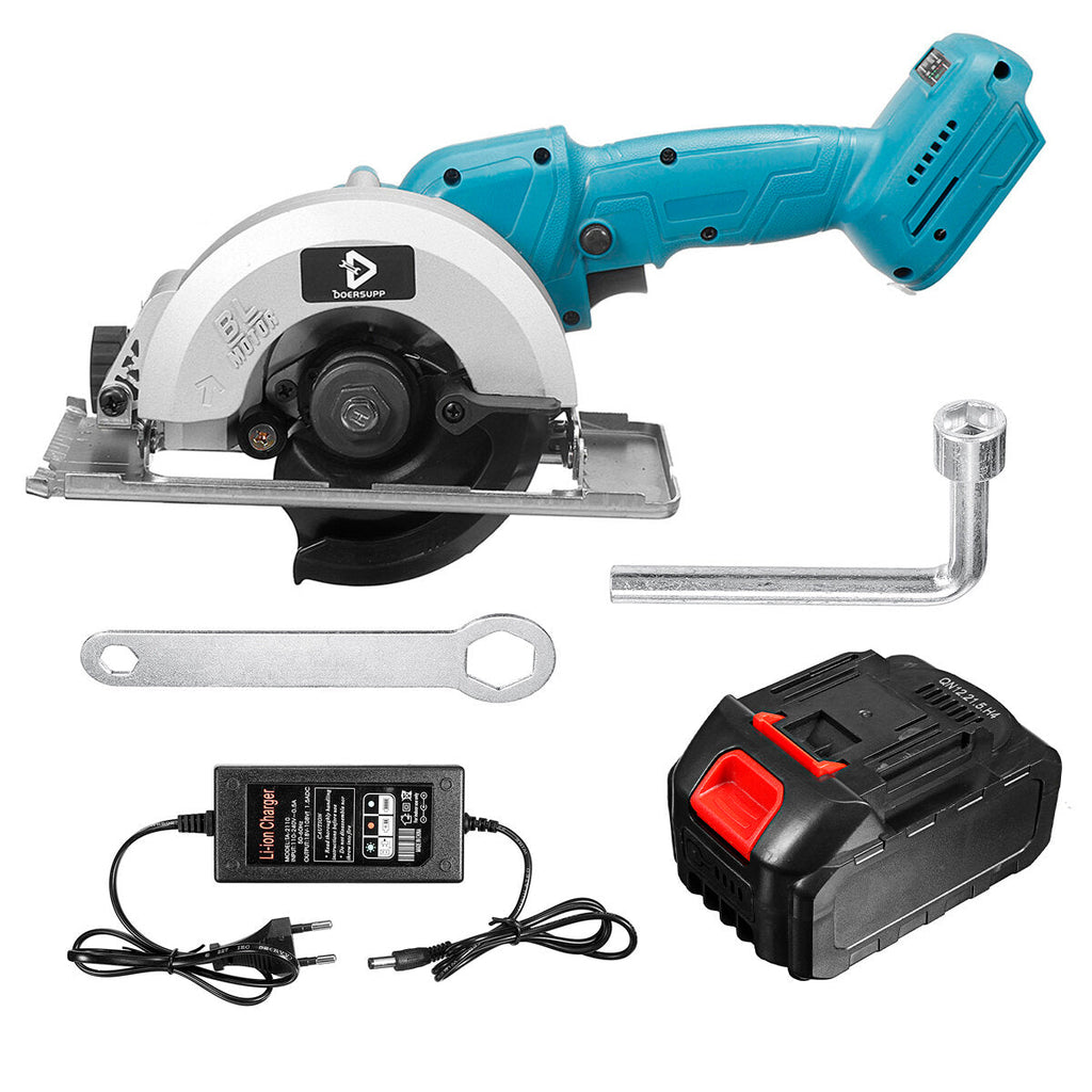 21V Cordless Electric Circular Saw 125MM 10800RPM Brushless Electric Saw For Makita Woodworking Cutting Tool