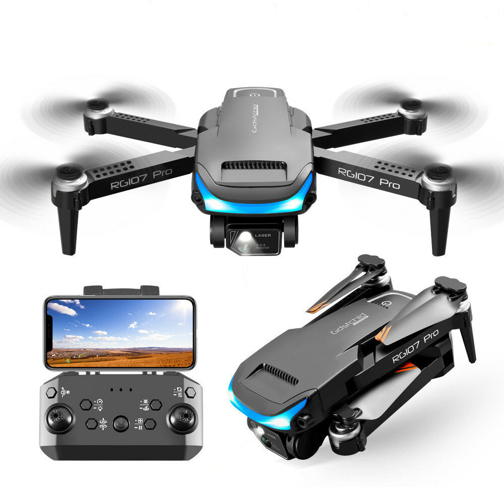 5G WiFi FPV with 4K HD ESC Dual Camera Obstacle Avoidance Optical Flow Positioning Foldable RC Drone Quadcopter RTF