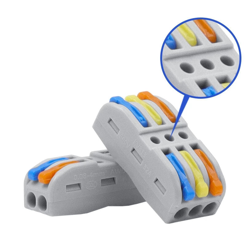 Mini Fast Wire Connector Universal Wiring Cable Connector Push-in Conductor Terminal Block