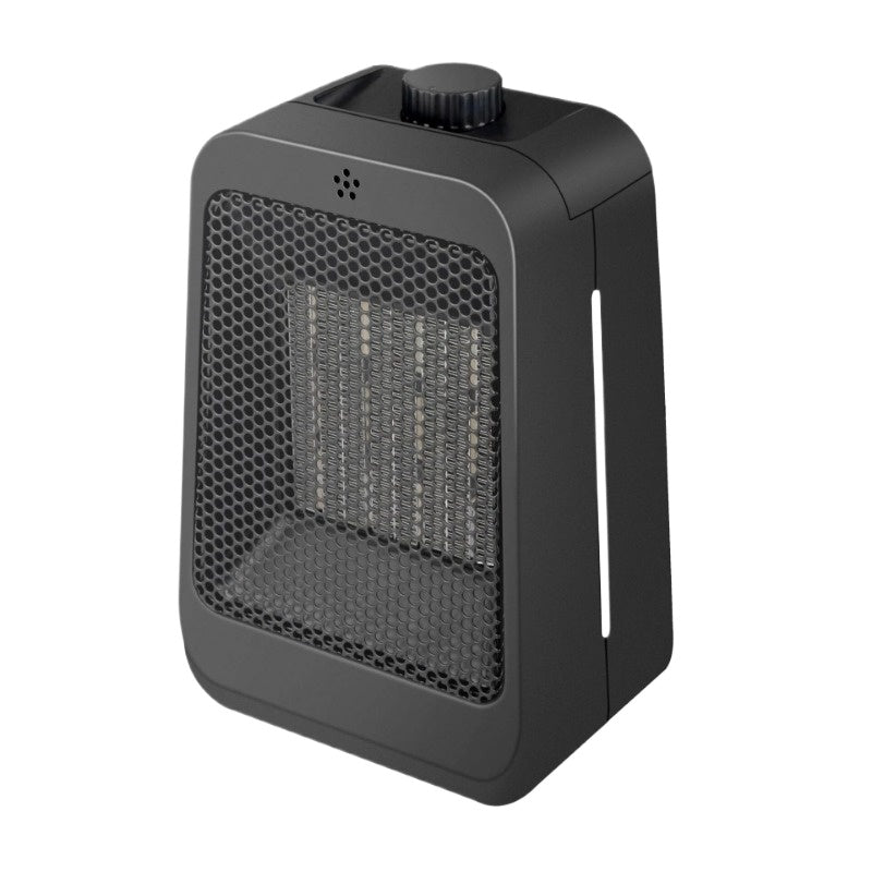 PTC Small Heater Fan: 3-Gear Adjustable, Remote Control, Timer, Oscillating Desktop Heater