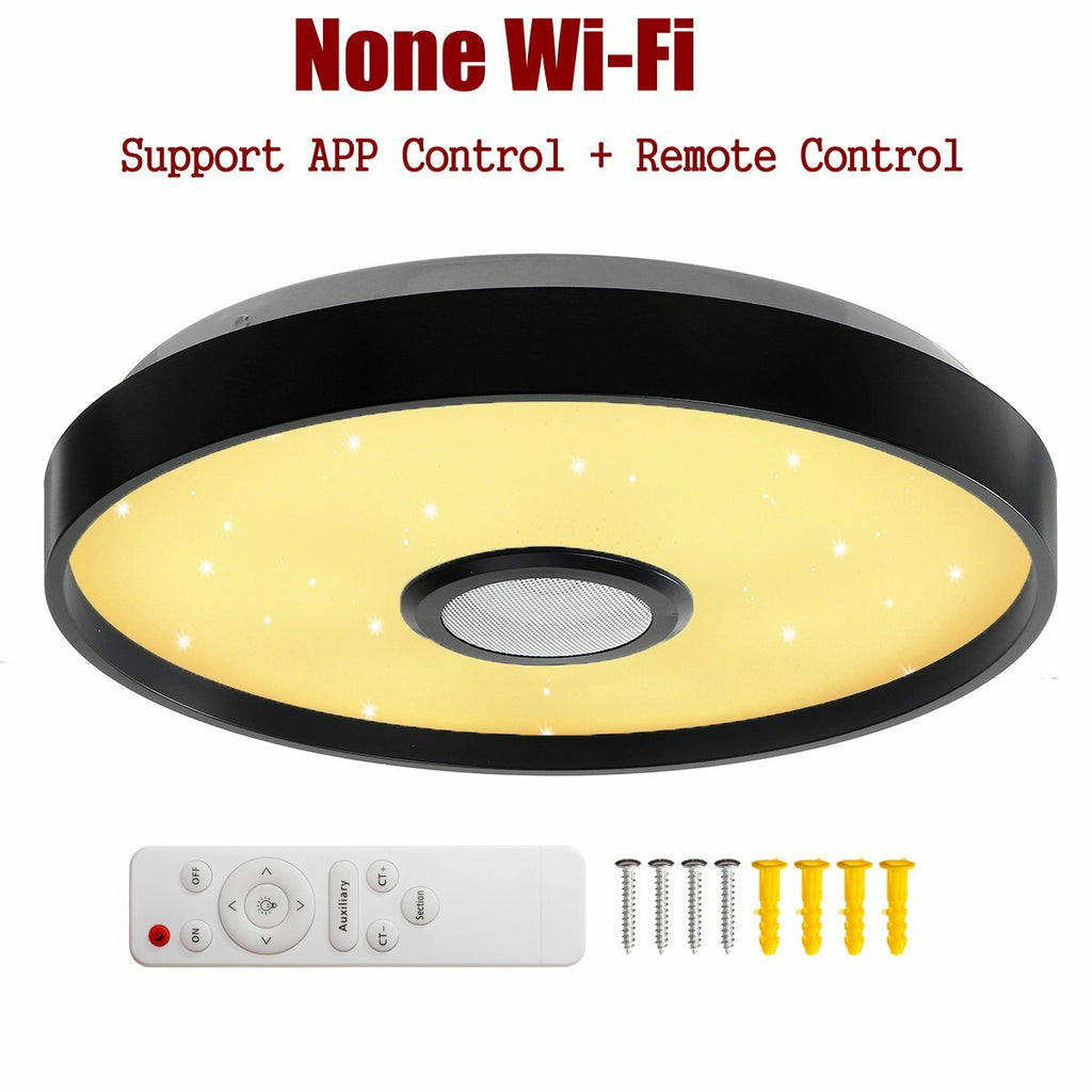 Dimmable 36W RGB LED Ceiling Light Lamp bluetooth WIFI Alexa / Google Home + Remote