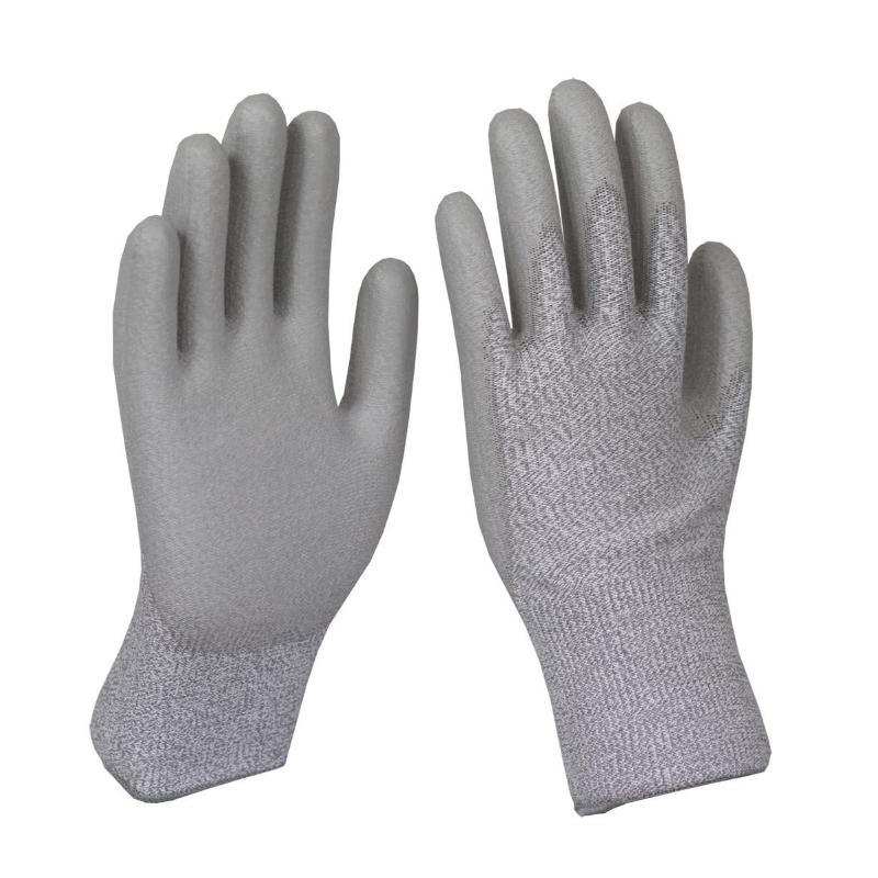 Work Gloves Anti-Cuting Proof High Density PU Palm Protective Safe Glove