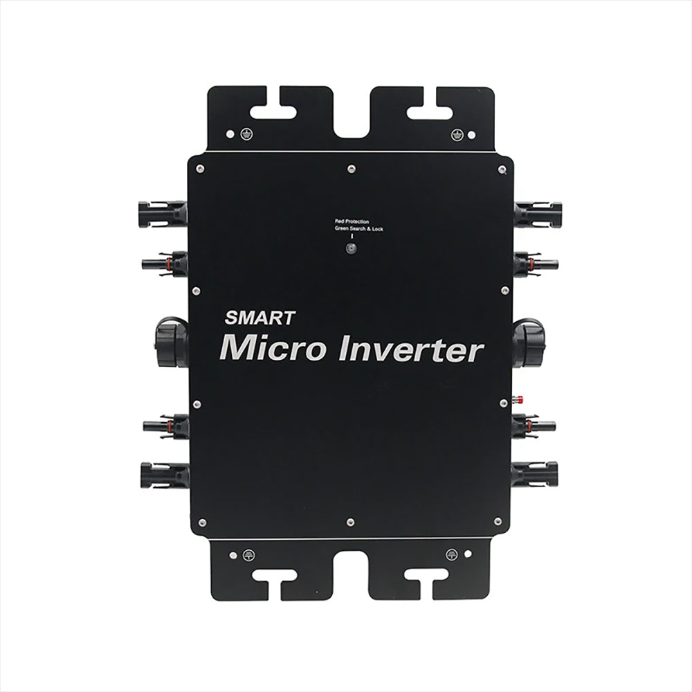 Solar Micro Grid Tie Converter 1600W MPPT Output AC 110V 220V 230V Waterproof IP65 Solar Power Inverter Home Use Black