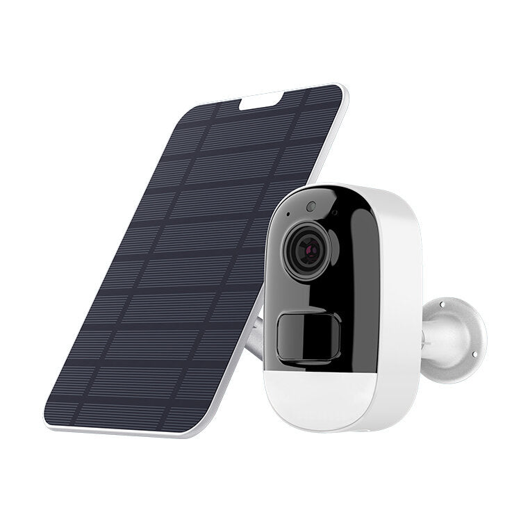 3MP Solar Surveillance Camera Low Power Battery Camera Kit with Solar Panel Wireless Monitoring Kit