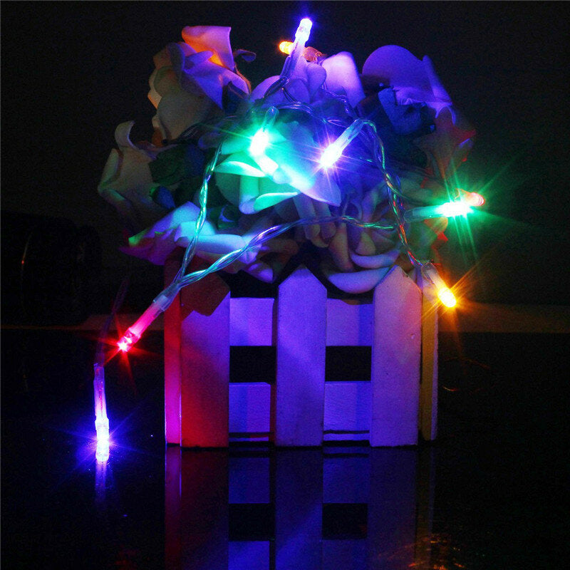 1M 10 LED Battery Powered Christmas Wedding Party String Fairy Light Christmas Decorations Clearance Christmas Lights