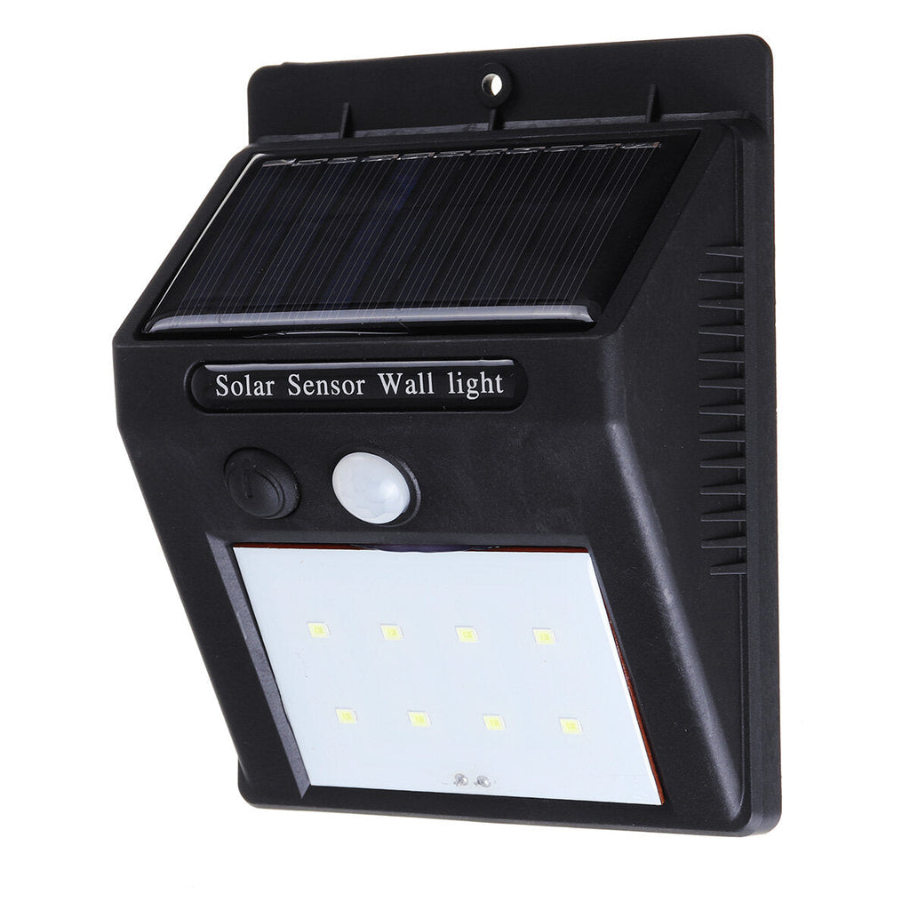 60 LED Solar PIR Motion Sensor Garden Outdoor Security Wall Light Wireless Light