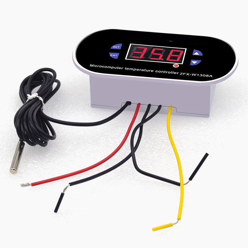 12V 24V 220V Thermostat Digital Temperature Controller Adjustable Temperature Control Switch