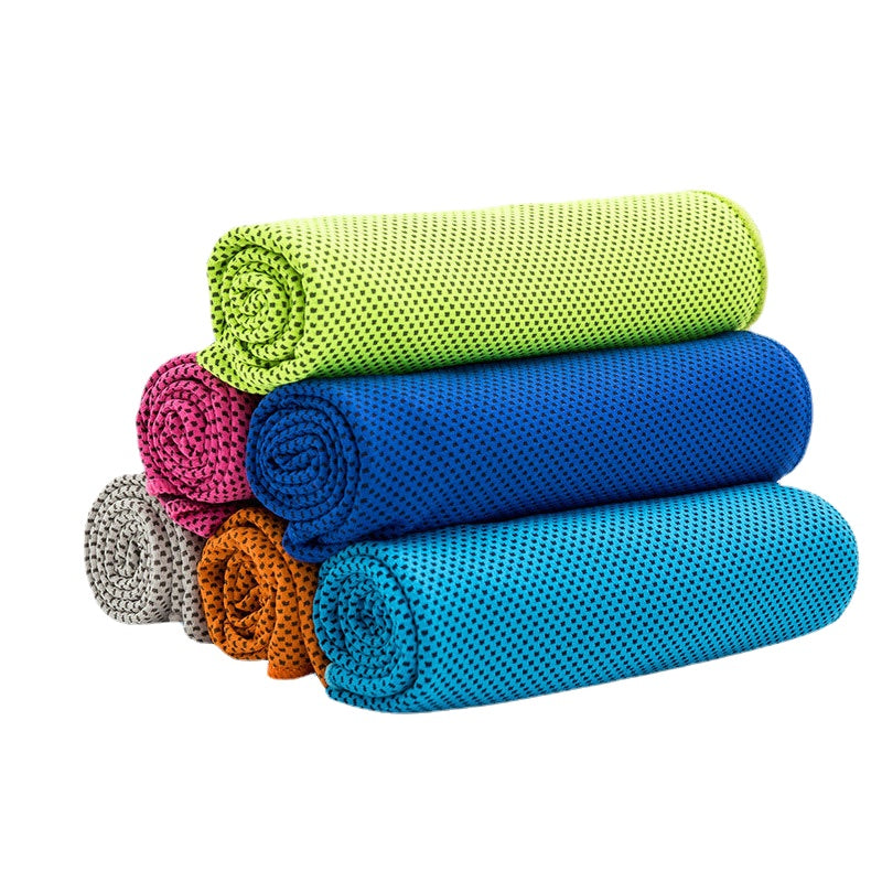 31x100cm Microfiber Squishy Absorbent Summer Cold Towel Sports Hiking Travel Cooling Washcloth