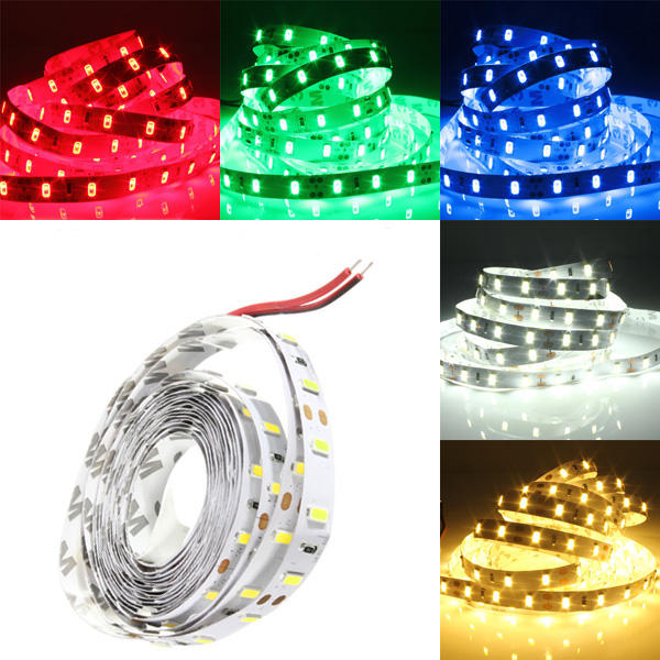 3M 15W DC 12V 180 SMD 5630 Non-Waterproof White/Warm White/Red/Green/Blue LED Strip Flexible Light