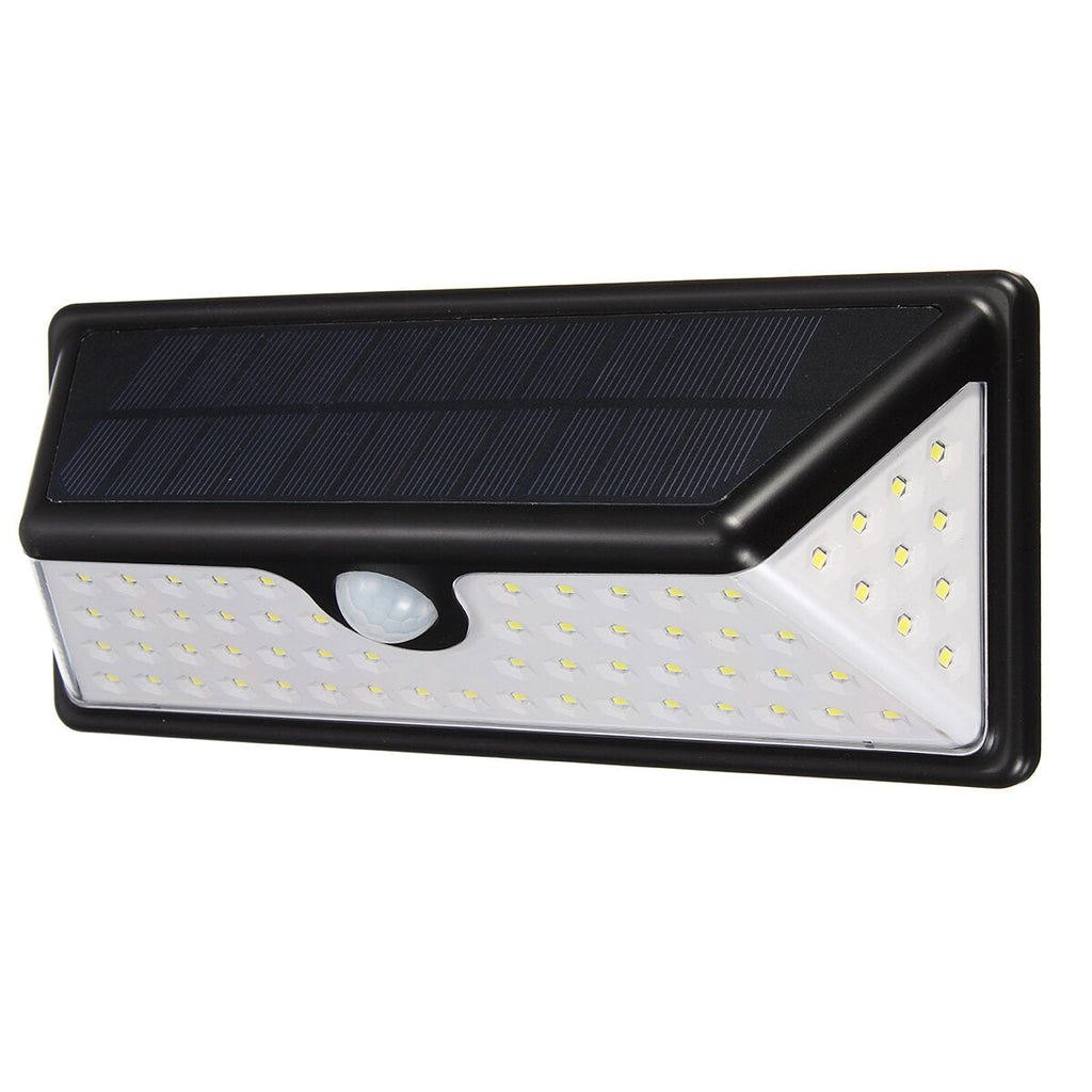 73LED Solar Powered LED PIR Motion Sensor Outdoor Garden Security Wall Light 3 Modes Waterproof IP65