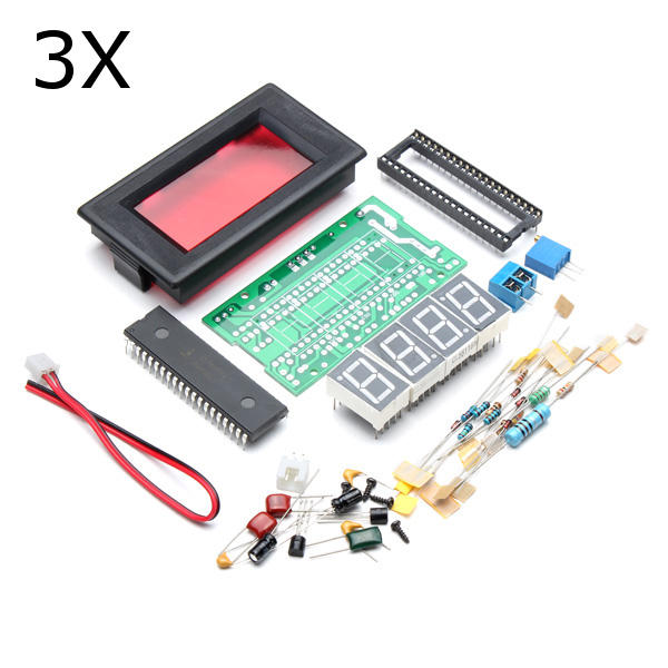 3Pcs ICL7107 4 Digital Ammeter DIY Kit Electronic LED Soldering Set