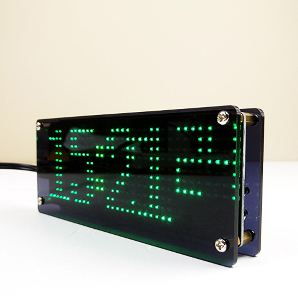 SMD LED Dot Matrix Digital Clock Production Kit Electronic DIY Clock Kit Electronic Production Parts